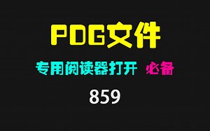 pdg文件怎么打开？只能用专用的阅读器才可以！