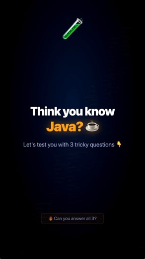 Tricky Java interview Questions #java #javainterview #programming #coding #java8