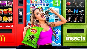 Surviving on Only Japanese Vending Machine Food for 24 Hours!! | Lexi Rivera