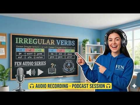 Mastering English Irregular Verbs | Audio Lesson | FEN Foreign Academy