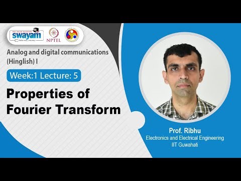 Lec 5: Properties of Fourier Transform