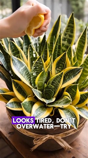 Snake Plants Lemon Juice: What Works (And What Doesn’t) Details in 👉comments | My Garden Secrets