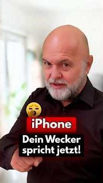 😇 iPhone Wecker kann sprechen - Aufwachen macht jetzt Spaß 😍😳