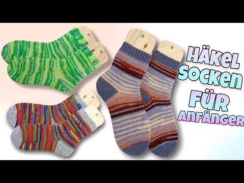 Crochet socks for beginners | with sock yarn | any size