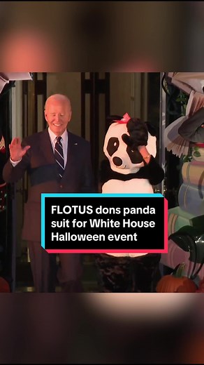 Jill Biden Wears Panda Costume at White House Halloween Event