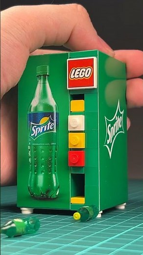Working Lego Soda Vending Machine with Safe #lego