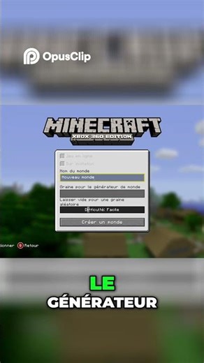 MINECRAFT XBOX 360 en 1.0 #minecraft #gaming #shorts