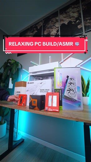Relaxing PC Build ASMR: High-End Gaming Setup