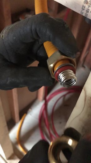 Gas gas gas , this product is called Pro Flex. Corrugated steel gas lines for quick and easy connections #plumbing #learnontiktok