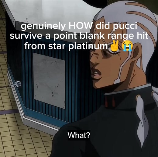 star platinum can throw a car with 4 men inside it btw🥹 #jojo #pucci #jotaro #jojosbizarreadventure #viral