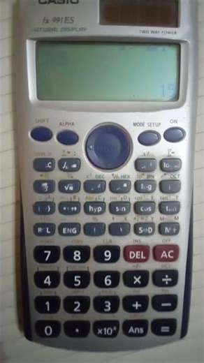 Casio fx991es calc