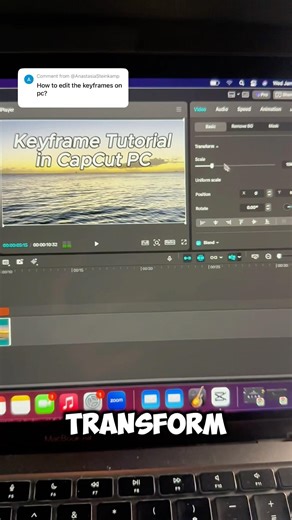 How to Keyframe in CapCut PC 2026 #capcut #capcutapp #capcuttutorial
