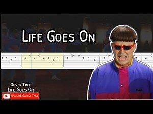 Oliver Tree - Life Goes On Guitar Tab Tutorial