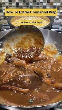 How To Extract Tamarind Pulp / Rich, Natural flavor From Scratch