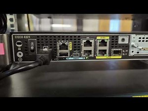 How to reset Cisco router to factory settings.