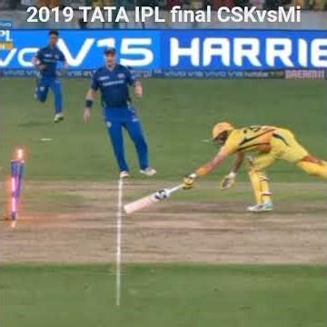 #2019 final CSK vs Mi