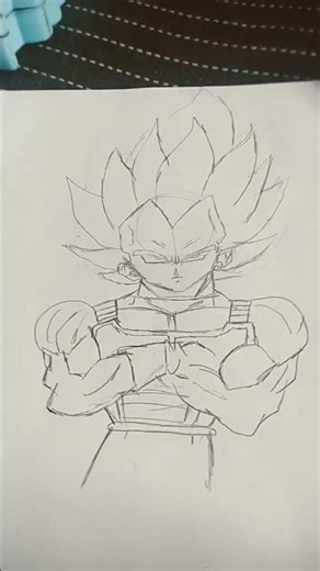 finally got time to upload 😩 BTW vegeta ssj drawing xd:P
