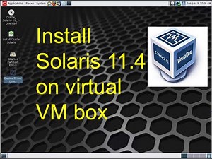 Oracle Solaris 11.4 OS installation || virtual box || English ||#01