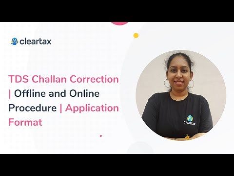TDS Challan Correction | Offline and Online Procedure | Application Format