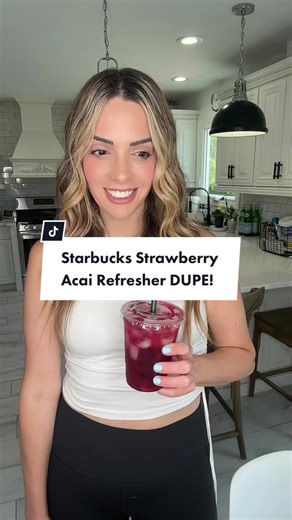 Homemade Starbucks Strawberry Acai Refresher Recipe