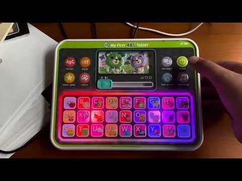 VTECH my first abc tablet startup and shutdown