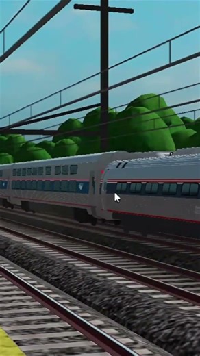 NJT 110 MPH Admin Test Train #njtransit #northeastcorridor #roblox #shorts