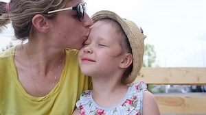 Young Mother Child Girl Daughter Tenderly: video de stock (totalmente libre de regalías) 1012390577 | Shutterstock