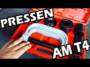 Traggelenk AUSPRESSEN und EINPRESSEN !!! Abzieher - Kreuzgelenke Ausdrücker