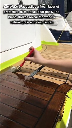 Restoring a Teak Wood Boat Deck