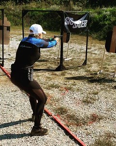 9.5K views · 185 reactions | That's Anna Taylor our CEO competing in the A Girl and A Gun Women's Shooting League #Fallfest2018 pistol competition by SIG SAUER She is LOVING her Dene Adams Official Concealed Carry Tactical Lettings PRO out there in this heat! Using a Glock Inc 17-C by Taran Tactical Innovations lent to her by Corinne Mosher❤ | Dene Adams Official | Facebook