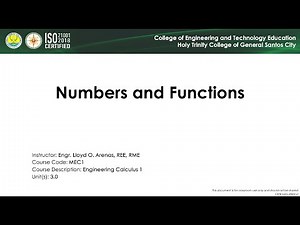 Numbers and Functions