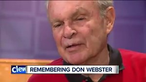 Chief Meteorologist Mark Johnson Weather remembers Don Webster https://www.news5cleveland.com/news/local-news/cleveland-metro/legendary-former-news-5-cleveland-tv-personality-don-webster-has-died | News 5 Cleveland