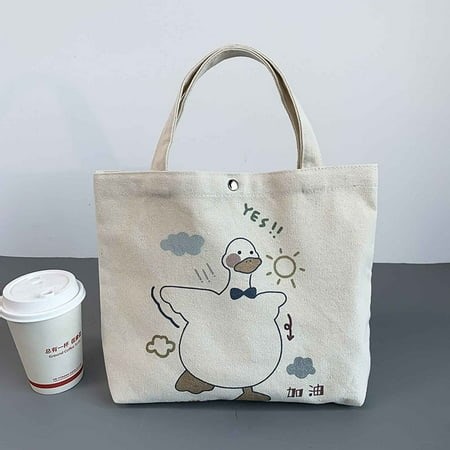 New Portable Rice Bag Literary Cute Mommy Bag Out Commuting Handbag Lunch Box Bag - Walmart.ca