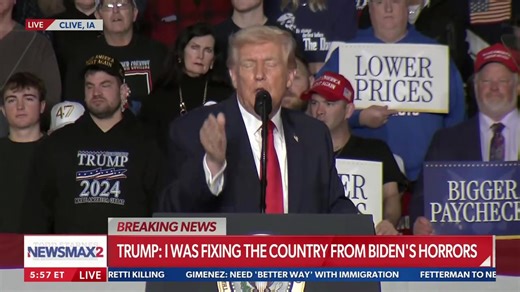 LIVE NOW: President Donald Trump delivers a speech focused on energy and the economy to supporters in Clive, Iowa. Watch full coverage on NEWSMAX and NEWSMAX2. | NEWSMAX