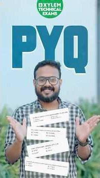 PYQ | Xylem Technical Exams