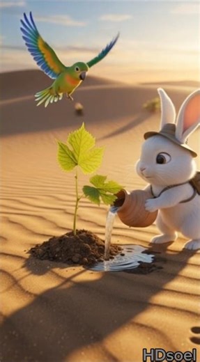 ⭐The Rabbit Who Planted a Grape Tree But No One Gave a Like 😭🍇#ai #shorts