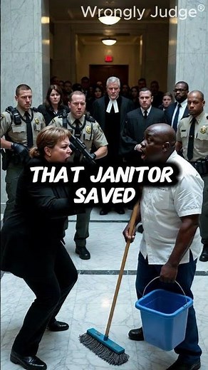 Karen Yells at Black Janitor in Court—Then the Judge Steps In