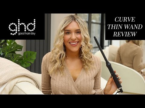 GHD CURVE THIN WAND Review - Hair curling tutorial with GHD