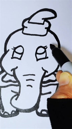 How to Draw Dumbo the Flying Elephant: Step-by-Step Guide