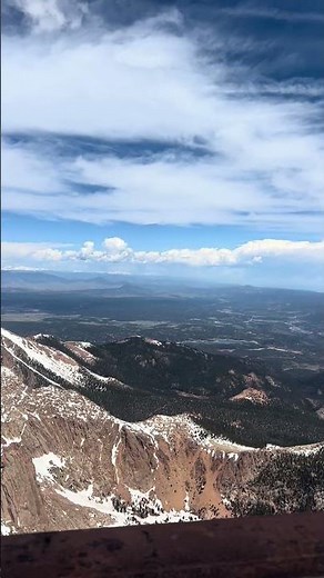 Pike’s Peak view from the top.