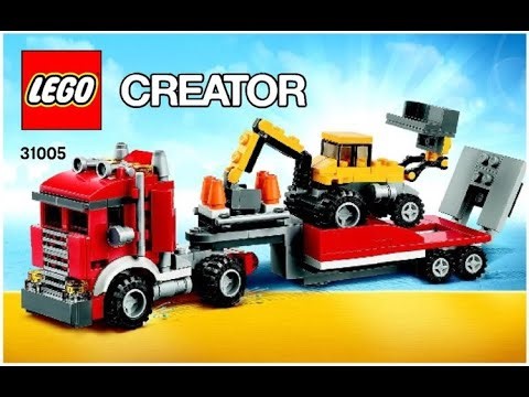 Instrucciones 31005-1 Set Transportador de construcción se lanzó en 2013 Lego