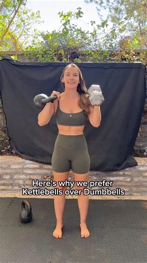 Why we prefer Kettlebells over Dumbells...