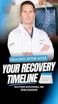 Healing After ACDF: Your Recovery Timeline