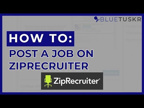 How to Post a Job on ZipRecruiter - Updated 2023