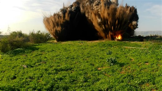 Israel detonates three minefields as part of border security project