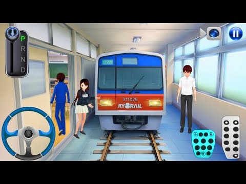 3D Driving Class Gameplay 🚆 Train Inside School?! 😱 Ultra Realistic Graphics | GaMiNg WiTh ArYaN