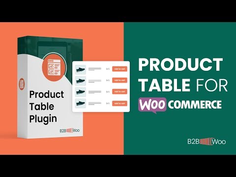 WooCommerce Product Table - Complete Tutorial and Demo of Product Table Plugin
