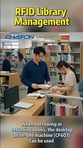 RFID Library Management #rfid #rfidsolution #tech