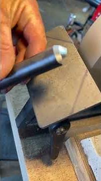 How I Sharpen a U bowl gouge