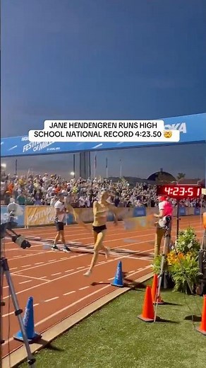 Jane Hedengren DESTROYS High School National Record In The Mile 4:23.50